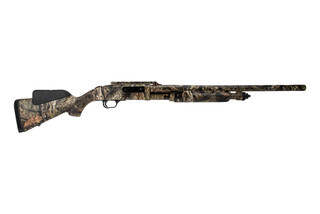 Mossberg 835 Pump Action 12 gauge shotgun turkey deer combo features a mossy oak camo synthetic stock